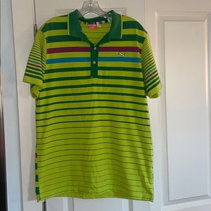 Men’s Puma golf shirt- size L